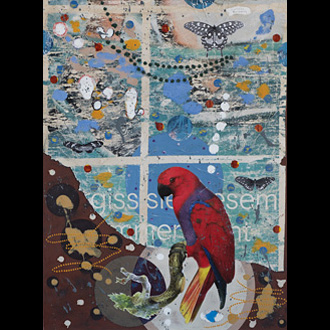 RED PARROT Painting